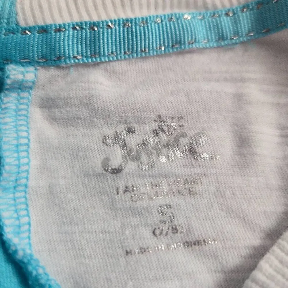 Justice Crop top shirt S7/8